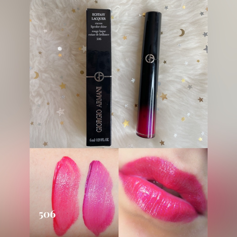 506 - Giorgio Armani Ecstasy Lacquer Lipcolor Shine Lipstick - 506